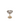 Two Tone Tall Dessert Cup, Stainless Steel/Brass, 130 ML