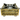 gold finish chulha live counter, 13.5"
