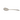 stainless steel hammered serving spoon, heavy duty