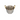 Stainless Steel Hexa Bowl Double Side Brass Handle