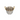 Double sided brass handle serving hexa bowl