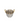 Double sided brass handle serving hexa bowl