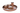 Hammered Round Stainless Steel / Copper Thali or Dinner Set, Two-Tone, Double Wall, 6 Pieces