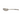 Stainless steel hammered serving spoon