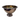 Round Hammered Finish Punch bowl, rose gold finish