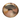 Stainless Steel Rose Gold Finish PVD Coating Round Hammered Thali, 13" Diameter