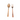 PVD Coating Rose Gold Dinner Fork, 18/8 Stainless Steel, Hammered Cutlery Set