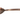Rose Gold Finish oval shape serving spoon, Stainless steel