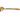 Gold finish pvd coating serving spoon