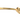 Gold Finish Hammered Spade Spoon for Serving, Heavy Duty, 18/8, Stainless Steel
