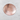 Copper Hammered Finish Coaster Plate, 6.5 Inches Round