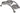 Stainless Steel Bridge Design Salad Stand or Chutney Stand with 3 Bowls, Buffet-ware