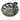 Hammered Stainless Steel Round Thali Set, Set of 7 Pieces, 13"