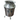 Stainless Steel Hammered Punjabi Handi Set with Sigdi, 3 Liters, Catering Supplies
