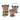 Copper Coating Serving Bucket Set, Indian Style, Stainless Steel, 250 ml, 450 ml, 650 ml