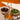 3 bowls copper steel condiment set, comes with brass handle, copper tableware