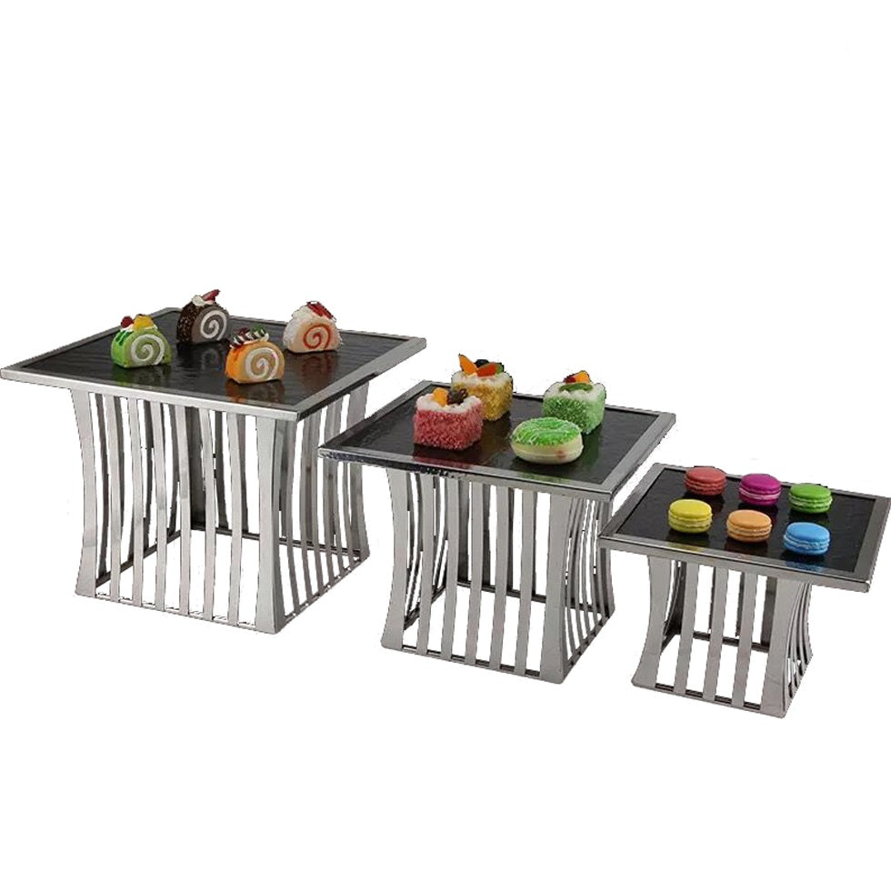 Stainless Steel Buffet Risers & Stands for Catering Display Online – JS ...