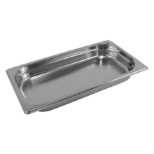 Load image into Gallery viewer, Stainless Steel Matte Finish Anti-Jam GN Pan 1/3 40MM (1.5&quot; Depth), NSF, Gastronorm Pan

