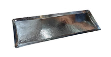 Load image into Gallery viewer, Stainless Steel Hammered Big Size Rectangle Shape Platter, 24&quot; x 12&quot;, Serving platter
