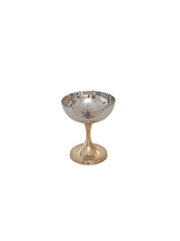 Load image into Gallery viewer, Two Tone Tall Ice Cream Cup or Dessert Cup, Stainless Steel/Brass, 130 ML
