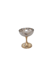 Charger l&#39;image dans la galerie, Two Tone Tall Ice Cream Cup or Dessert Cup, Stainless Steel/Brass, 130 ML
