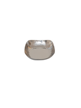 Load image into Gallery viewer, Hammered Square Shape Serving Deep Plate, 4&quot;, 150 ML, Stainless Steel
