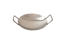 Load image into Gallery viewer, Mini Stainless Steel Round Chinese Style Serving &amp; Cooking Kadai Wok, 8.25&quot;
