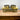 Gold finish pani puri set with 2 pots