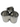 Deep Stainless Steel 3 Bowls Chomukha for Serving Food, 5"