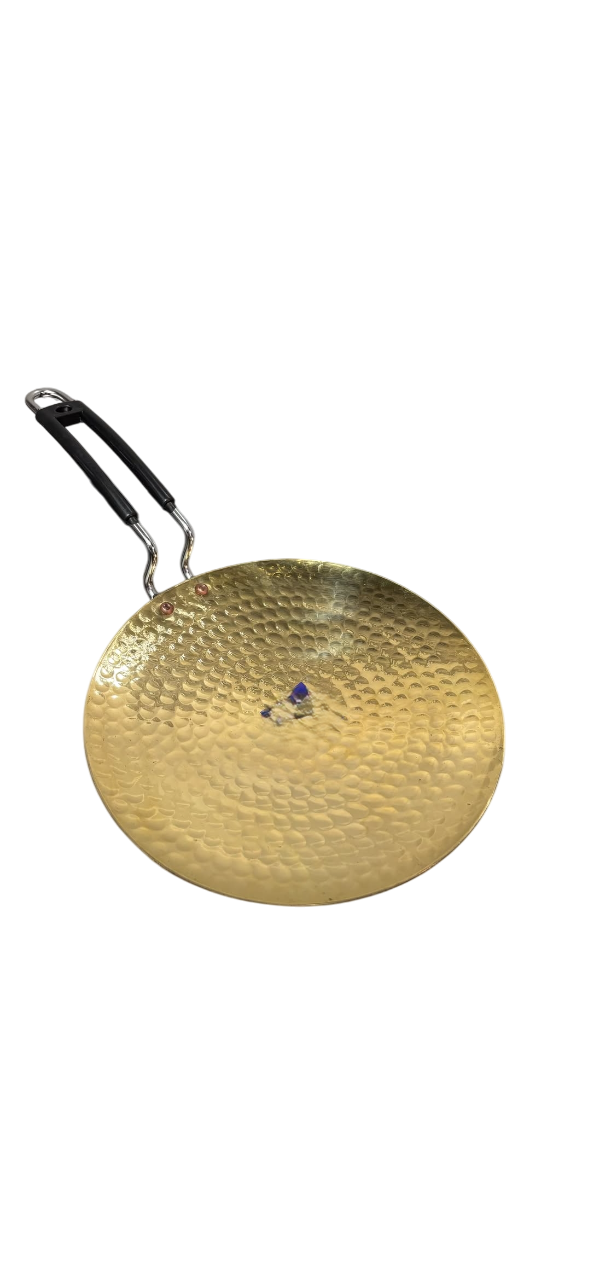 Bras Roti 10″ Pure Brass Hammered Roti Tawa – Multipurpose – JS Hotelware