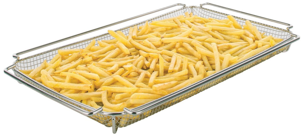 Stainless Steel Fry Basket or Tray for Combi Oven, SS 304, 1/1 40 mm, 20.8