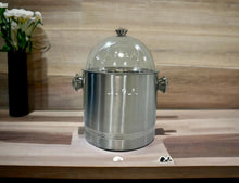 Load image into Gallery viewer, Stainless Steel Matt Finish Ice Cream Dispenser, See Through Lid
