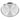 Stainless steel matt finish hammered border plate, round serving plate for hotelware and dinnerware