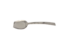 Load image into Gallery viewer, Stainless Steel Hammered Spade Spoon for Serving, Heavy Duty, 18/8
