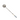 Deep Serving buffet ladle, hammered finish, stainless steel