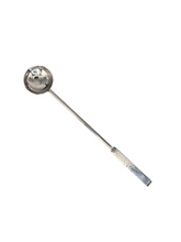 Charger l&#39;image dans la galerie, Deep Serving buffet ladle, hammered finish, stainless steel
