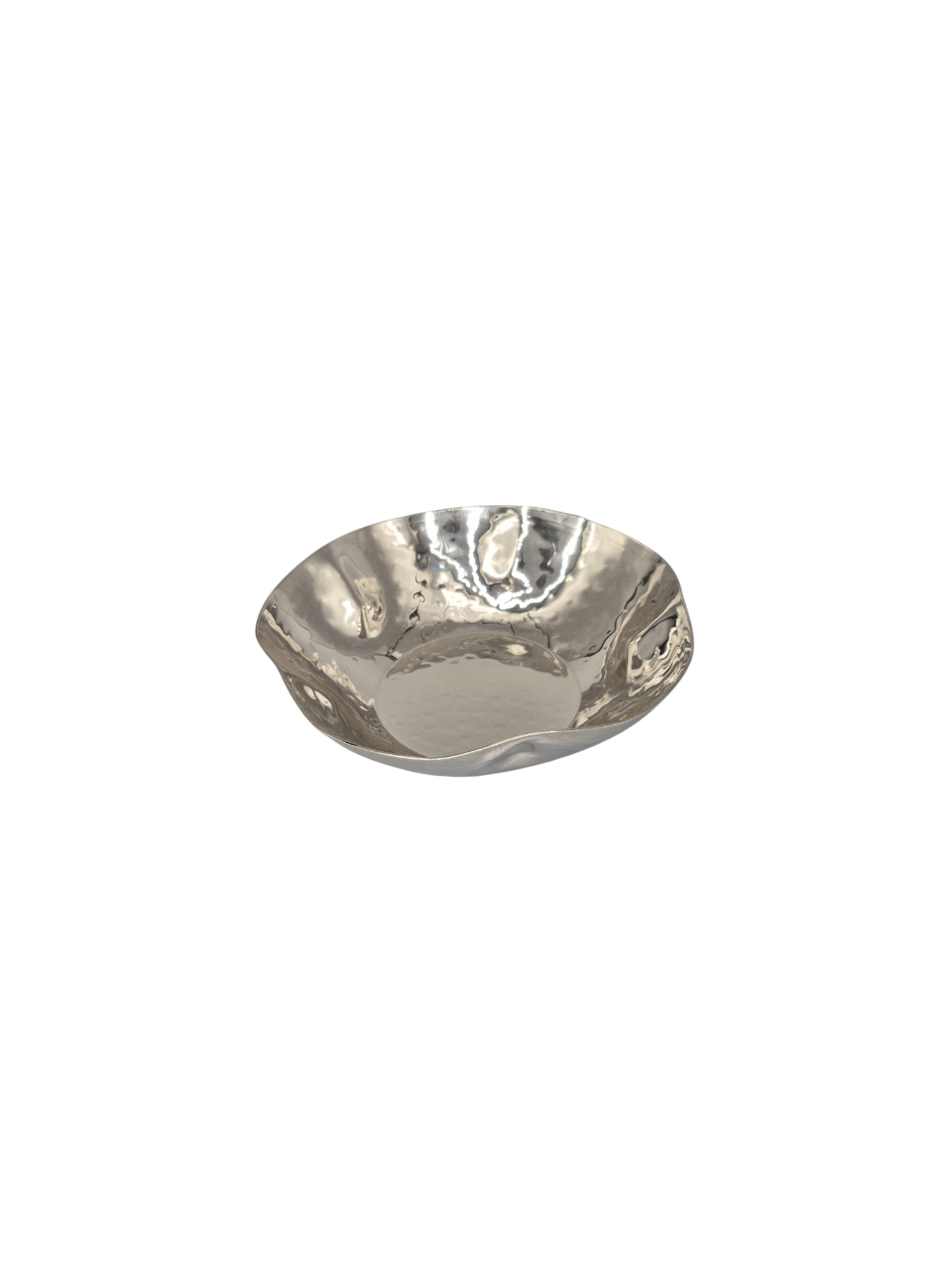 Stainless Steel Hammered Nut Bowl