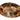 Copper Paraat, Hammered Finish, 17.5" Round, Heavy Duty