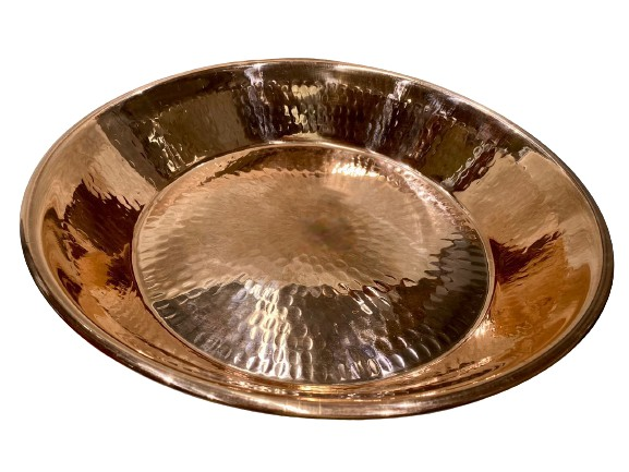 Copper Paraat, Hammered Finish, 17.5