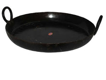 Load image into Gallery viewer, Heavy Duty Iron Jalebi Kadai Wok, Commercial Kitchenware, Multi-Purpose, Solid Handles, 22 Inch Round
