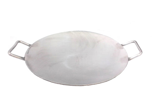 Stainless Steel Round Tava Platter, For Catering Purpose, 26