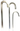 Tandoor Oven Square Skewers, 5 mm, Stainless Steel, 39" Length