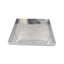 Charger l&#39;image dans la galerie, Stainless Steel Rectangular Sweet Tray, 11&quot; x 13&quot;, 1.5&quot; Height, Polish Finish

