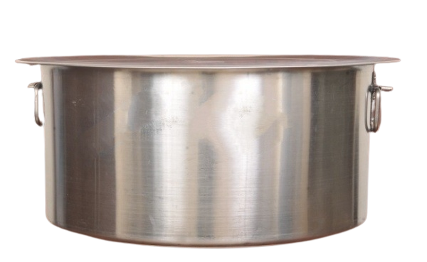 Heavy Duty Stainless Steel Tope/Patila – 34L to 60L, 3mm Thick Bottom ...