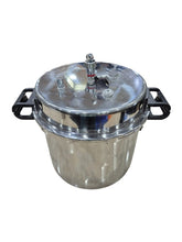 Load image into Gallery viewer, Industrial size stainless steel pressure cooker, 25 litre &amp; 30 liter
