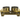 Gold Finish Buffet pani puri counter set, 2 pots