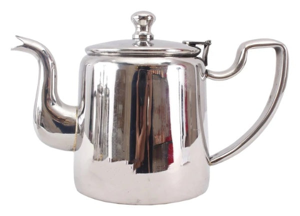 Stainless Steel Mini Serving Tea Pot, 400ML, Premium Quality, Mirror Finish