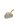 Triangle shape serving fry pan, brass handle, Stainless Steel