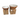 Wooden Riser Set with Bowls, Buffet Setup