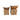Buffet Props, Banquet Supplies, Brown Wooden Riser Set